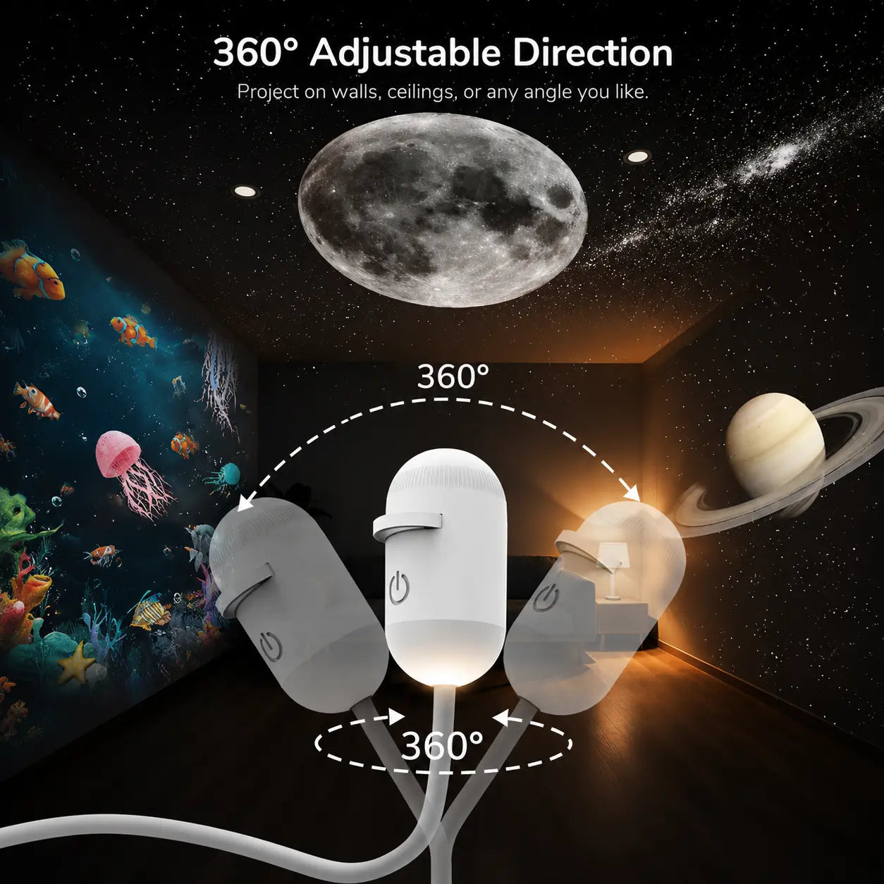 Galaxy Star Projector – Transform Your Room Into a Cosmic Paradise