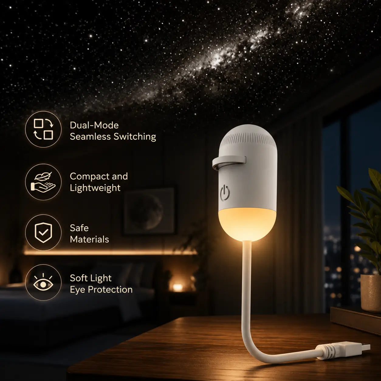 Galaxy Star Projector – Transform Your Room Into a Cosmic Paradise